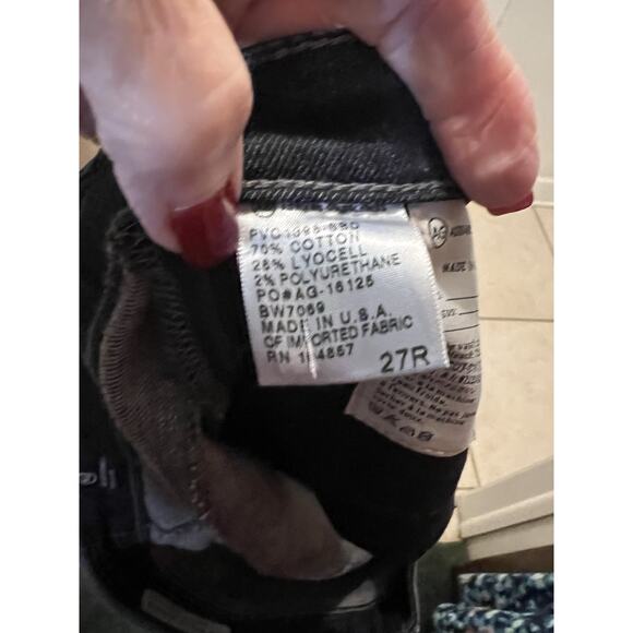 adriano goldschmied jeans womens The Belle Petite Flare Low Rise Sz 27 R - Picture 7 of 7